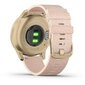 Viedais pulkstenis Garmin vivomove Style S/E, Light Gold Aluminum Case with Blush Pink Woven Nylon Band cena un informācija | Viedpulksteņi (smartwatch) | 220.lv