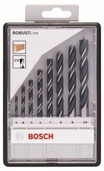 Набор сверл по дереву из 8 предметов Bosch Robust line 2607010533 цена и информация | Механические инструменты | 220.lv