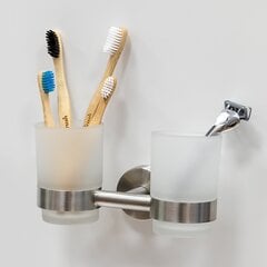 Двойной стакан для зубных щеток Wonder Worker Dale цена и информация | Аксессуары для ванной комнаты | 220.lv