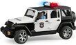 Policijas automašīna Jeep Wrangle Bruder, BR-02526 цена и информация | Rotaļlietas zēniem | 220.lv