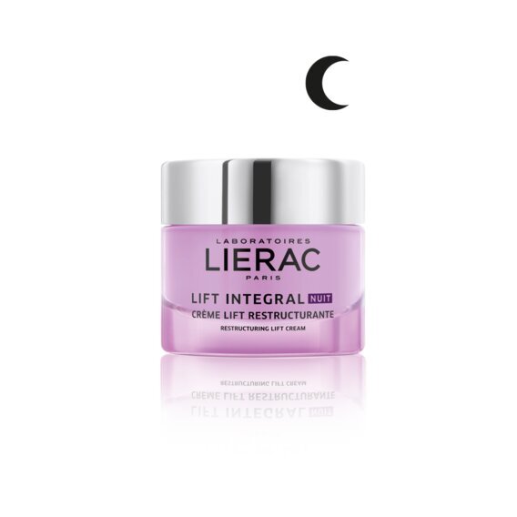 Nakts sejas krēms Lierac Lift Integral 50 ml cena un informācija | Sejas krēmi | 220.lv