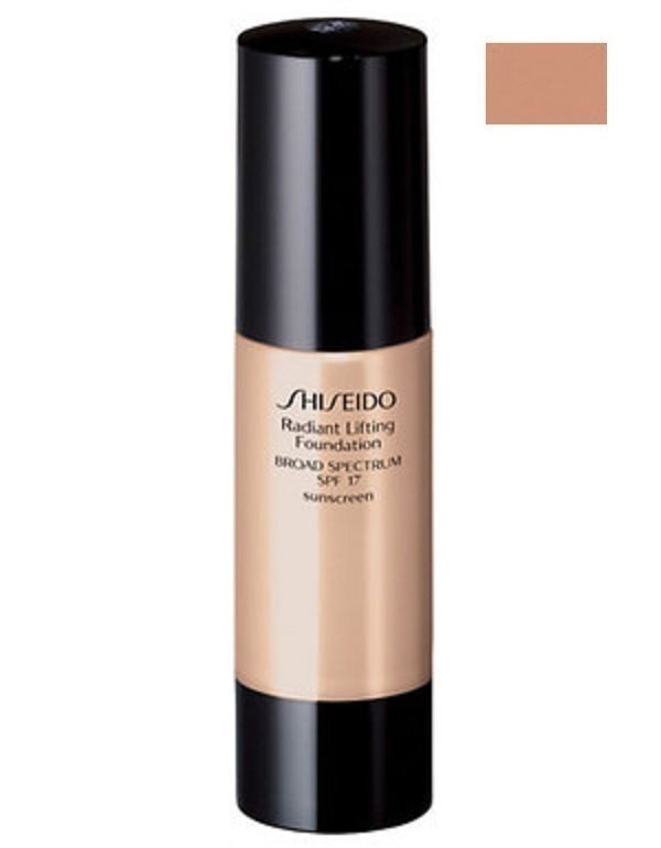 Krēmīgs grims SPF15 Shiseido Radiant Lifting 30 ml, B60 Natural Deep Beige, B60 Natural Deep Beige cena un informācija | Grima bāzes, tonālie krēmi, pūderi | 220.lv