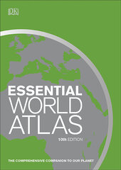 Essential World Atlas : The comprehensive companion to our planet cena un informācija | Enciklopēdijas, uzziņu literatūra | 220.lv