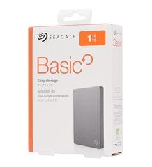 Внешний жесткий диск Seagate Basic (1 ТБ) цена и информация | Жёсткие диски | 220.lv