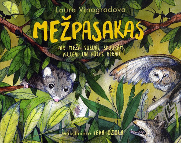 Mežapasakas par mežā susuri, skudrām, vilceni un pūces bērnu cena un informācija | Pasakas | 220.lv