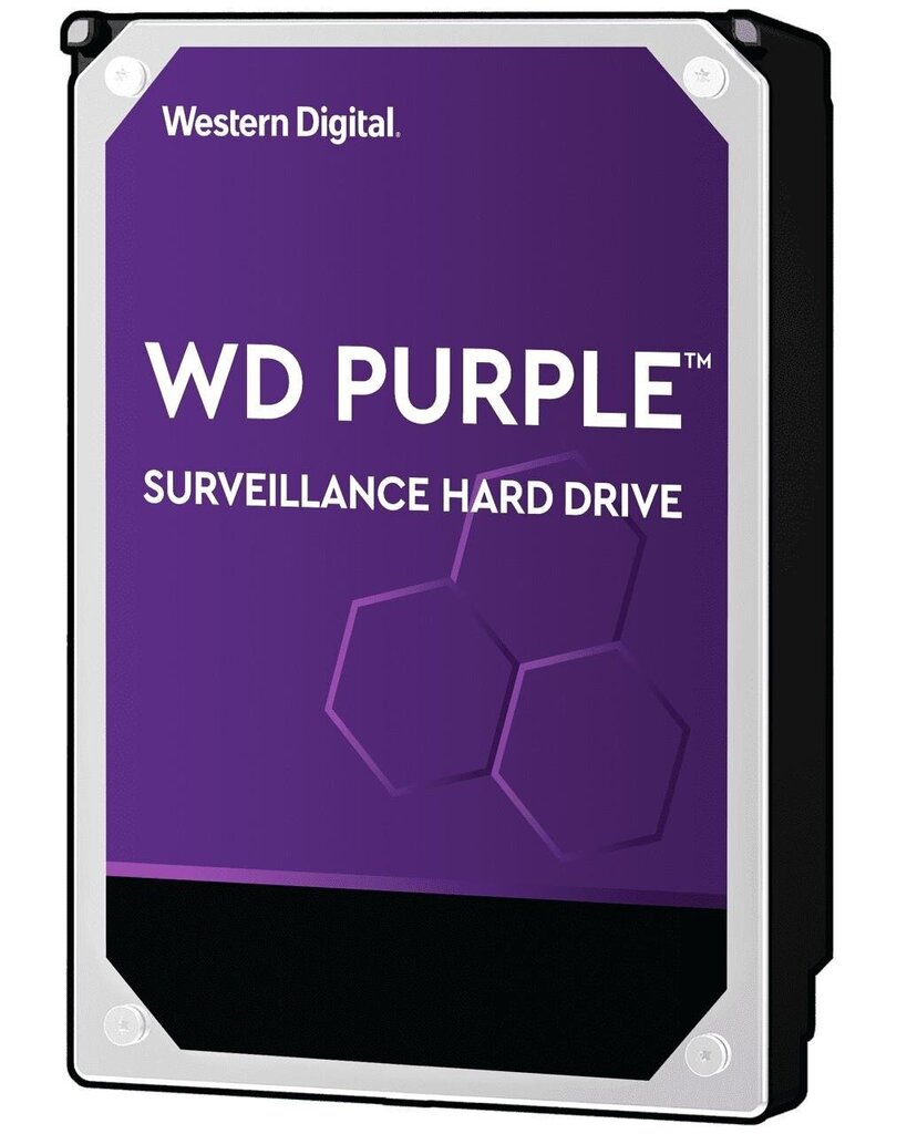 HDD WD PURPLE 10TB SATA 3.5" WD102PURZ цена и информация | Iekšējie cietie diski (HDD, SSD, Hybrid) | 220.lv