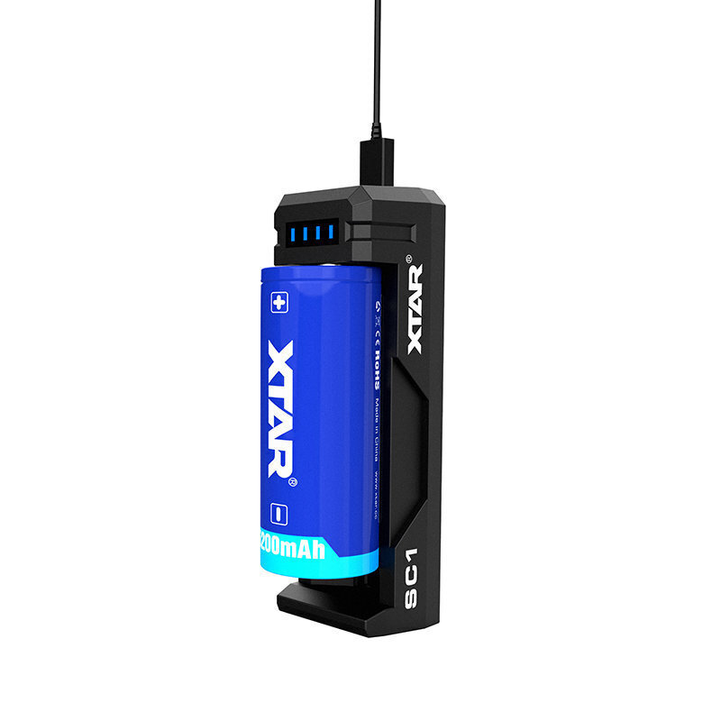 Akumulatoru lādētājs XTAR SC1 iepakojumā 1 gb. цена и информация | Akumulatori, lādētāji un piederumi | 220.lv