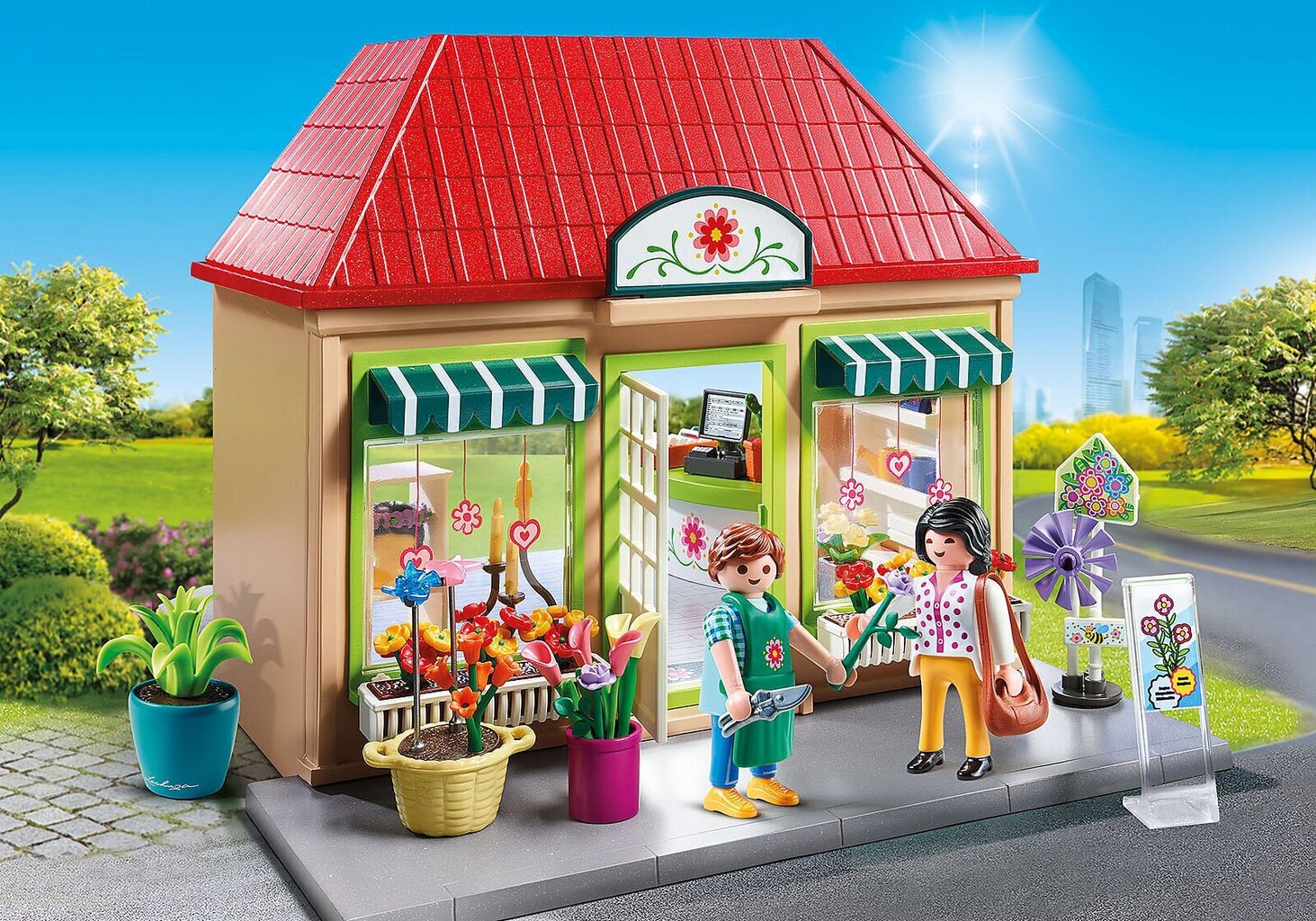 70016 PLAYMOBIL® City Life, Ziedu veikals cena un informācija | Konstruktori | 220.lv