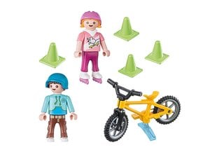 70061 PLAYMOBIL® Special Plus, Bērni uz skrituļslidām un velosipēda cena un informācija | Konstruktori | 220.lv