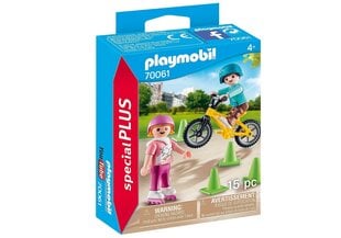 70061 PLAYMOBIL® Special Plus, Bērni uz skrituļslidām un velosipēda цена и информация | Конструкторы и кубики | 220.lv