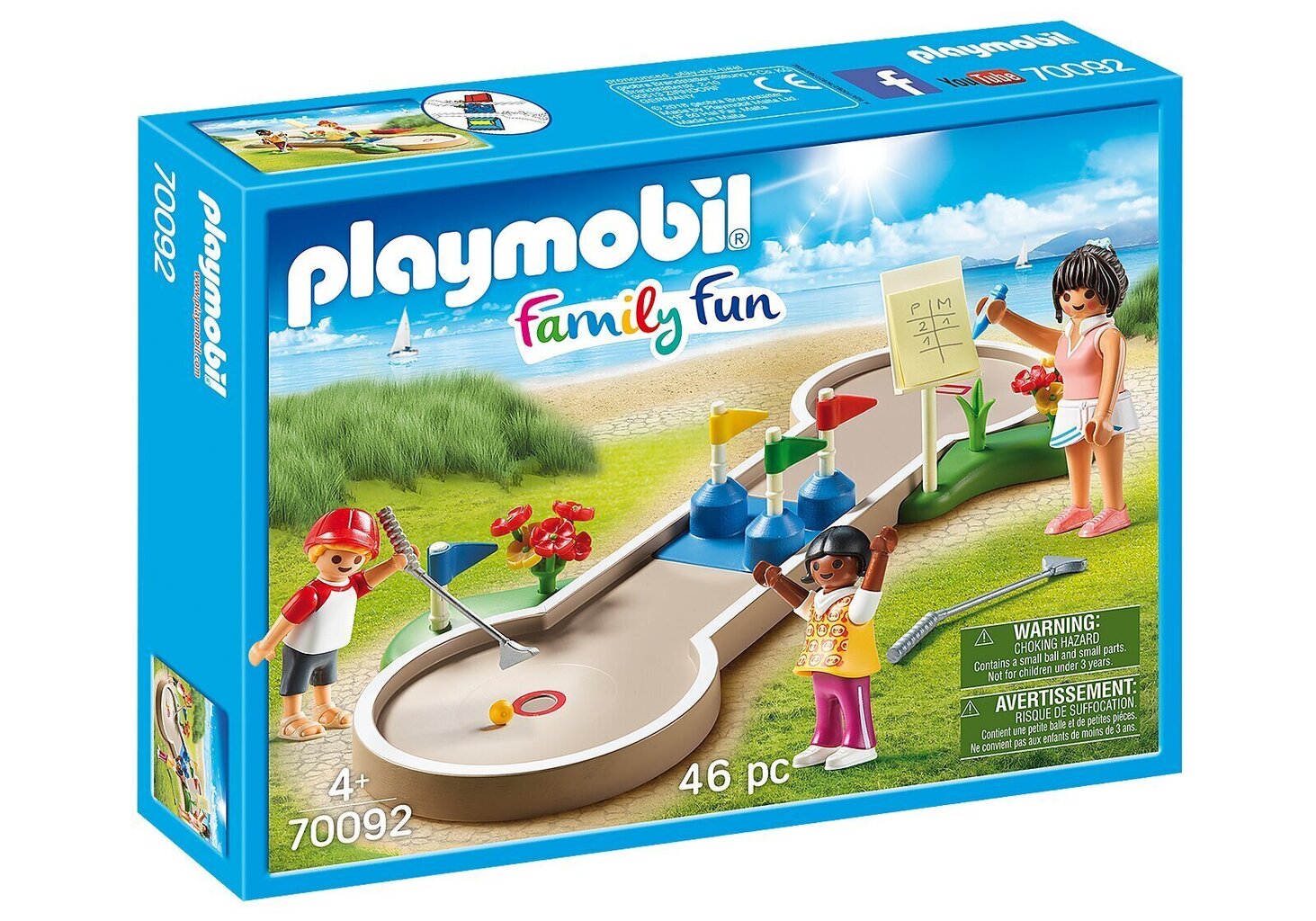 70092 PLAYMOBIL® Family Fun, Minigolfs цена и информация | Konstruktori | 220.lv