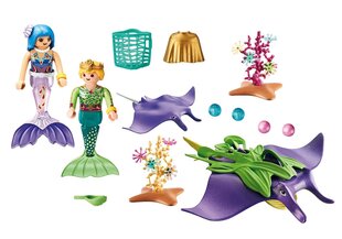 70099 PLAYMOBIL® Magic, Коллекционеры жемчужин с Manta Ray цена и информация | Конструкторы и кубики | 220.lv