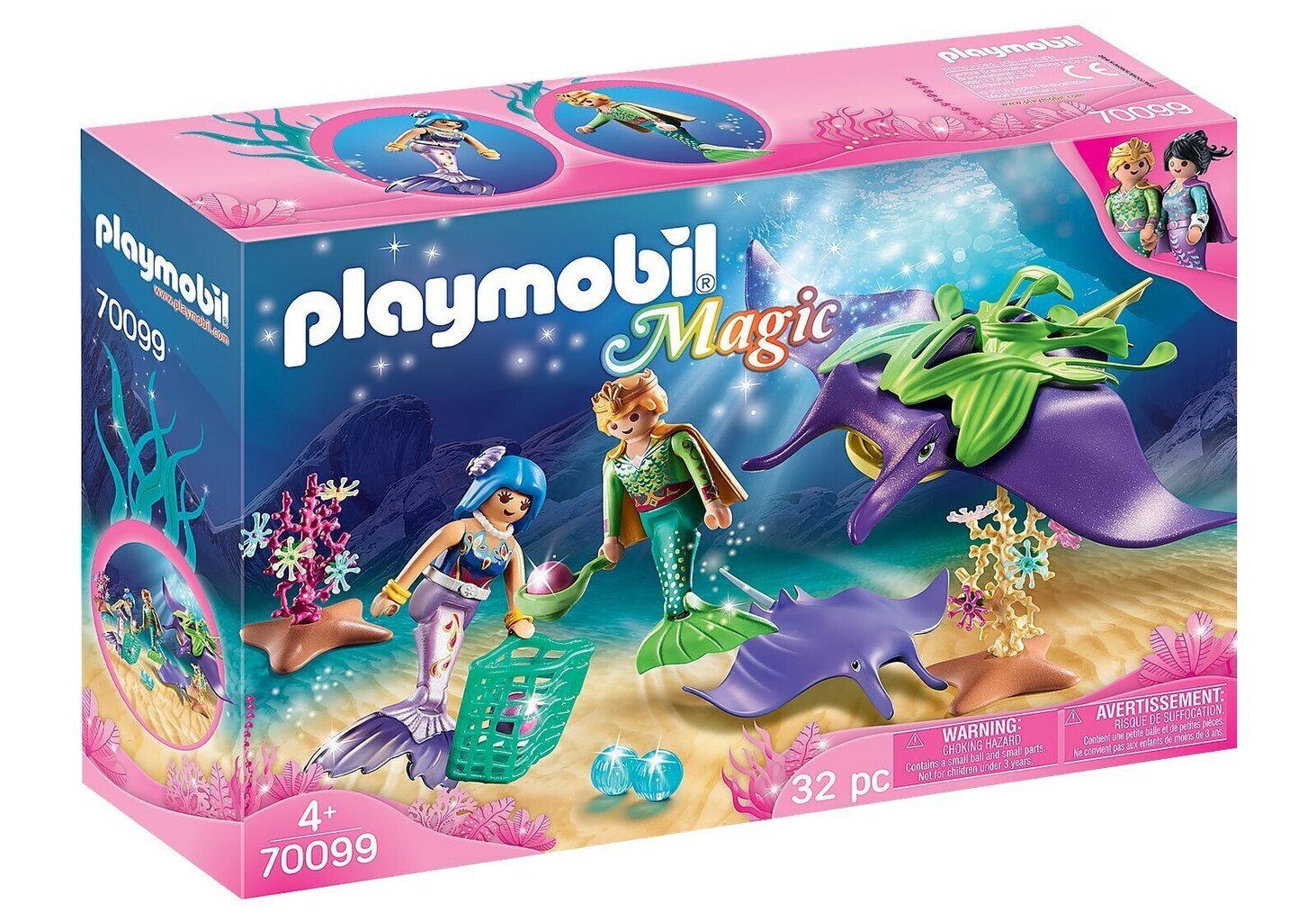 70099 PLAYMOBIL® Magic, Pērļu kolekcionāri ar Mantu Ray cena un informācija | Konstruktori | 220.lv