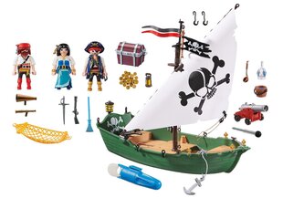 70151 PLAYMOBIL® Pirates, Pirātu kuģis ar zemūdens motoru cena un informācija | Konstruktori | 220.lv