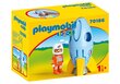 70186 PLAYMOBIL® 1.2.3., Astronauts ar raķeti cena un informācija | Konstruktori | 220.lv