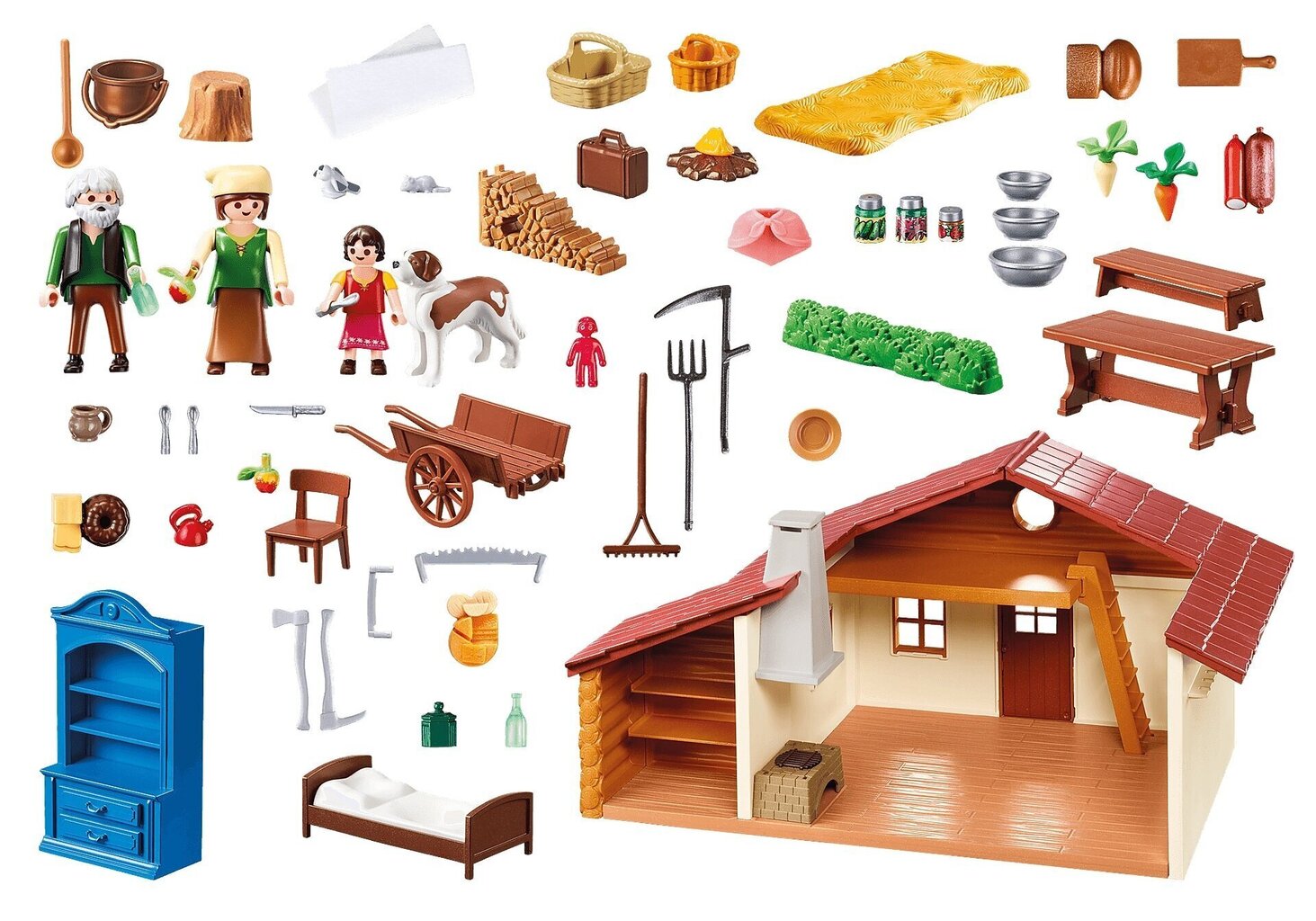 70253 PLAYMOBIL® Heidi, Heidi māja Alpu kalnos cena un informācija | Konstruktori | 220.lv