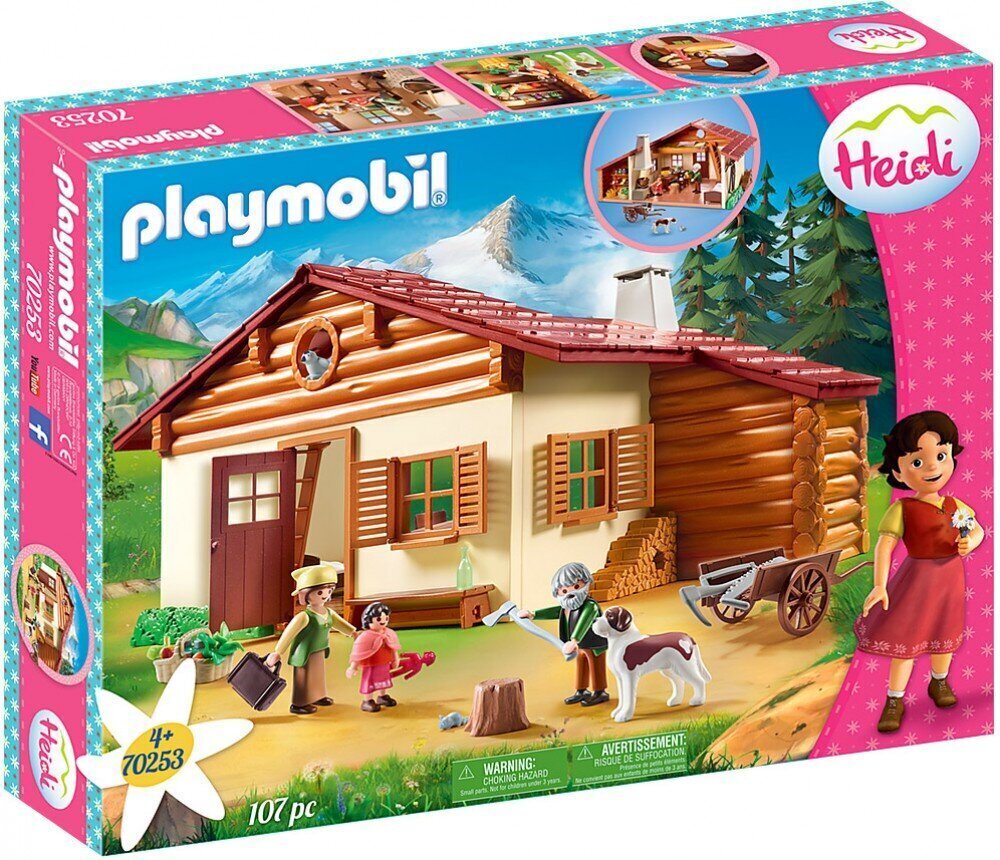 70253 PLAYMOBIL® Heidi, Heidi māja Alpu kalnos cena un informācija | Konstruktori | 220.lv