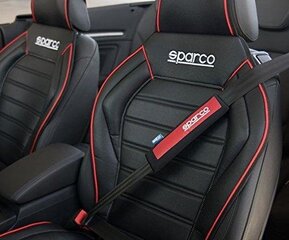 Drošības jostu pārvalki Sparco Corsa SPC1203 sarkani цена и информация | Авто принадлежности | 220.lv