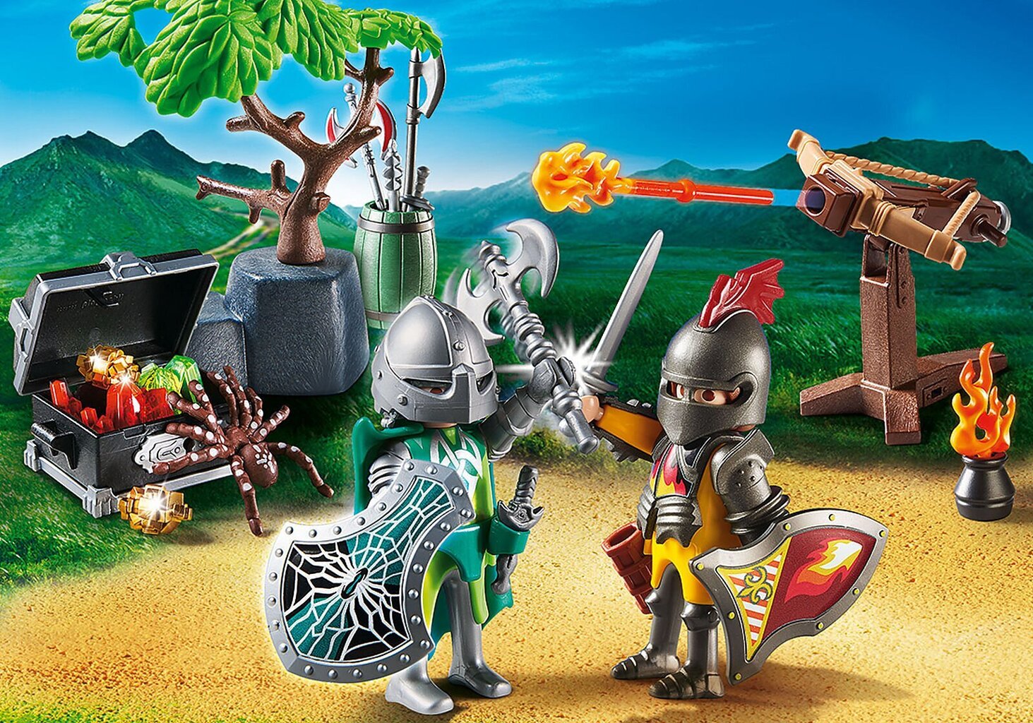 70036 PLAYMOBIL® Starter Pack, Bruņinieku cīņa цена и информация | Konstruktori | 220.lv