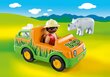 70182 PLAYMOBIL® 1.2.3., Zoo vilciens cena un informācija | Konstruktori | 220.lv