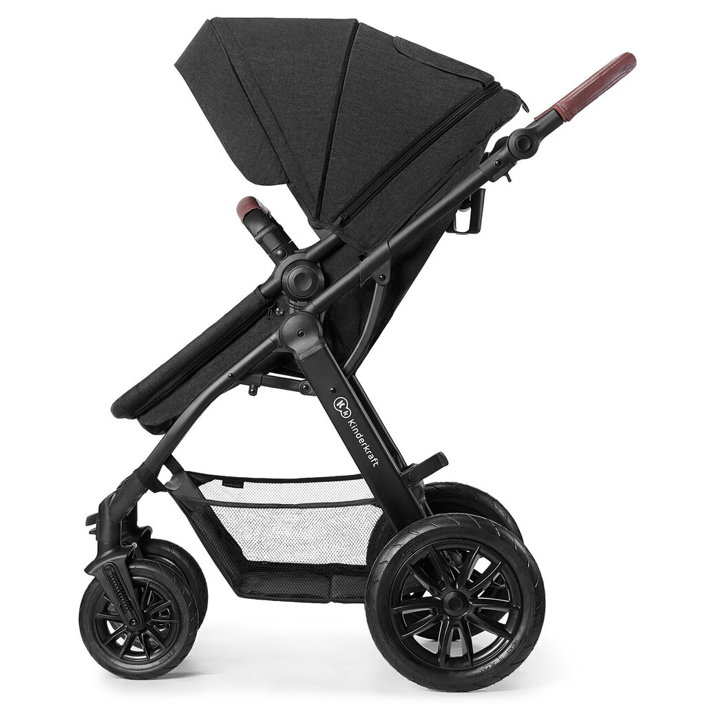 Universālie rati Kinderkraft 3in1 XMOOV, Black цена и информация | Bērnu rati | 220.lv