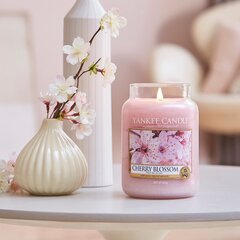 Ароматическая свеча с цветущей вишней Yankee Candle Cherry Blossom, 623 г цена и информация | Подсвечники, свечи | 220.lv