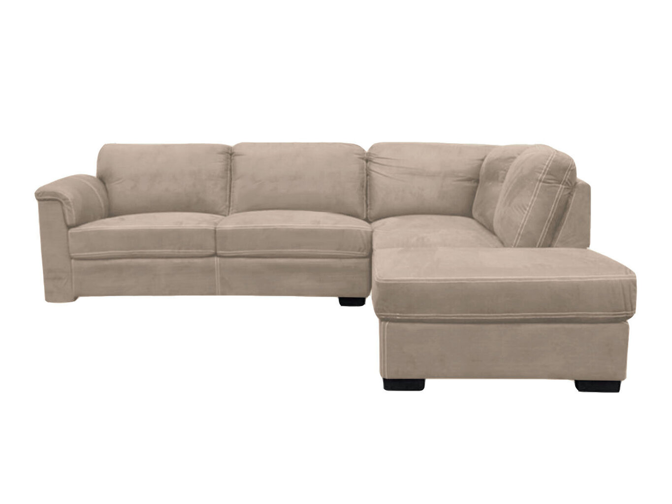 Stūra dīvāns TMS Blade, smilšu krāsas cena un informācija | Stūra dīvāni | 220.lv