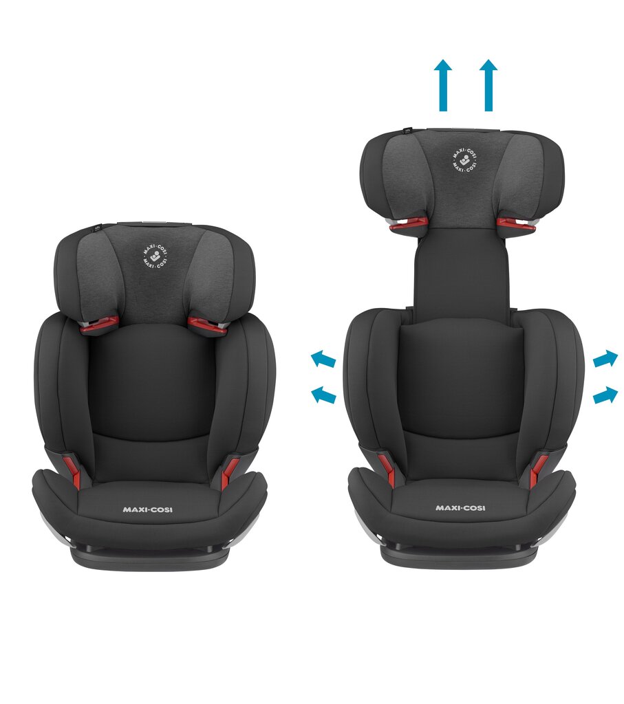 Maxi Cosi autokrēsliņš RodiFix AirProtect, 15-36 kg, Authentic black cena un informācija | Autokrēsliņi | 220.lv