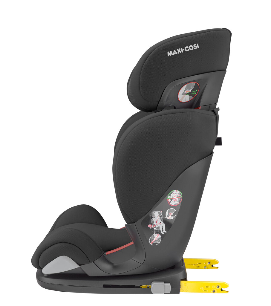 Maxi Cosi autokrēsliņš RodiFix AirProtect, 15-36 kg, Authentic black cena un informācija | Autokrēsliņi | 220.lv