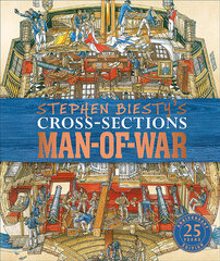 Stephen Biesty's Cross-Sections Man-of-War cena un informācija | Izglītojošas grāmatas | 220.lv