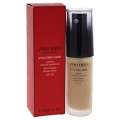 Šķidrais grima pamats Shiseido Synchro Skin Lasting SPF 20 30 ml цена и информация | Пудры, базы под макияж | 220.lv