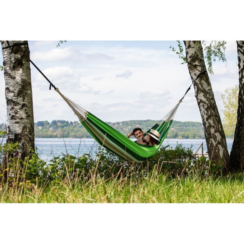 Šūpuļtīkls Amazonas Paradiso, zaļš cena un informācija | Šūpuļtīkli | 220.lv