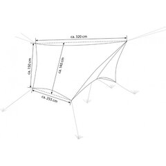 Tents Amazonas Wing, zaļš cena un informācija | Šūpuļtīkli | 220.lv