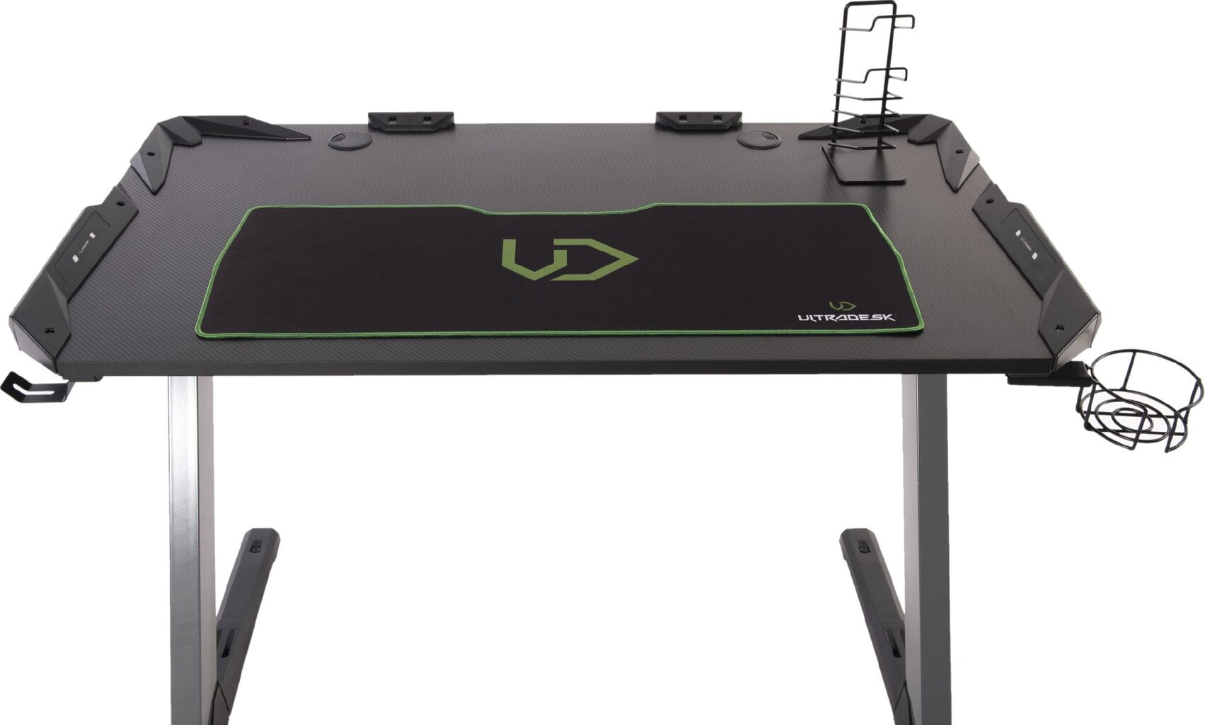 Spēļu galds Ultradesk Space V2, melns cena un informācija | Datorgaldi, rakstāmgaldi, biroja galdi | 220.lv