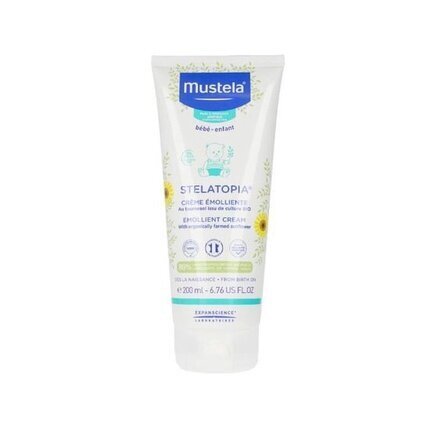 Krēms bērniem Mustela Stelatopia Emollient, 200 ml цена и информация | Bērnu kosmētika, līdzekļi jaunajām māmiņām | 220.lv