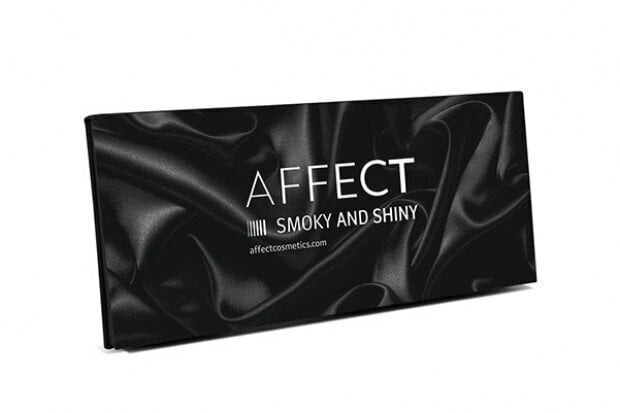 Acu ēnu palete Affect Smoky & Shiny 10 x 2-2,5 g cena un informācija | Acu ēnas, skropstu tušas, zīmuļi, serumi | 220.lv