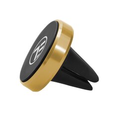 Tellur Car Phone Holder Magnetic MCM4, Air Vent Mount, Metallic gold цена и информация | Держатели для телефонов | 220.lv