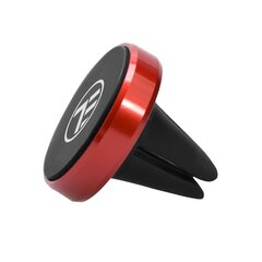 Tellur Car Phone Holder Magnetic MCM4, Air Vent Mount, Metallic red цена и информация | Держатели для телефонов | 220.lv