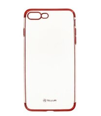 Tellur Cover Silicone Electroplated for iPhone 8 Plus red цена и информация | Чехлы для телефонов | 220.lv