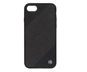 Tellur Cover Synthetic Leather Glitter III for iPhone 8 black цена и информация | Чехлы для телефонов | 220.lv