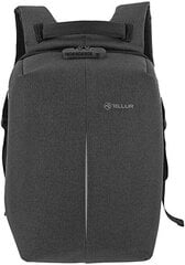 Tellur 15.6 Notebook Backpack Antitheft V2, USB port, gray цена и информация | Рюкзаки, сумки, чехлы для компьютеров | 220.lv