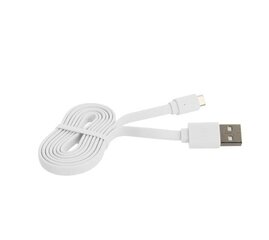 Tellur Data cable, USB to Micro USB, 1m - White цена и информация | Кабели для телефонов | 220.lv