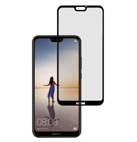 Tellur Tempered Glass 3D Case Friendly Full Glue for Huawei P20 Lite - Black cena un informācija | Ekrāna aizsargstikli | 220.lv