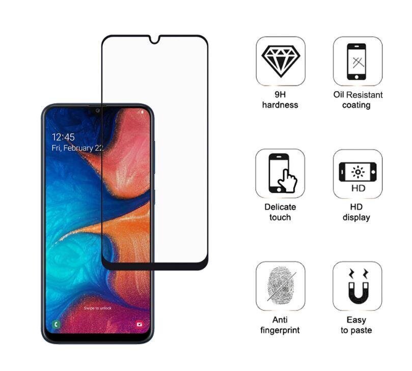 Tellur Tempered Glass 2.5D Full Glue for Samsung Galaxy A30 black cena un informācija | Ekrāna aizsargstikli | 220.lv