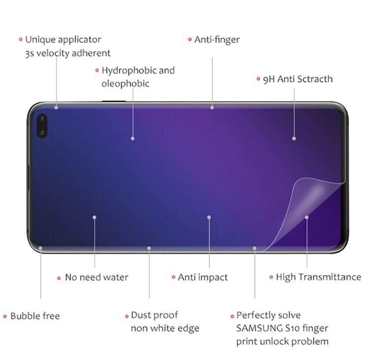 Tellur Screen Protector TPU Full Glue for Samsung Galaxy S10e clear cena un informācija | Ekrāna aizsargstikli | 220.lv