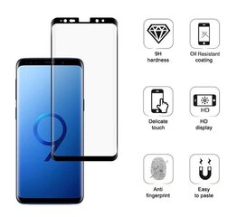 Tellur Tempered Glass 3D Full Glue for Samsung Galaxy S9 black цена и информация | Защитные пленки для телефонов | 220.lv