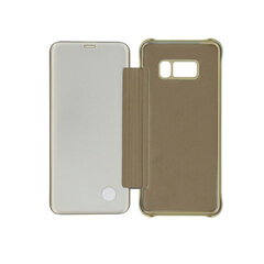 Tellur Book case Synthetic Leather with mirror for Samsung Galaxy S8 - Gold cena un informācija | Telefonu vāciņi, maciņi | 220.lv