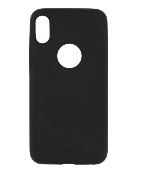 Tellur Cover Slim Synthetic Leather for iPhone X/XS black цена и информация | Telefonu vāciņi, maciņi | 220.lv