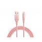 Tellur Data cable, Apple MFI Certified, USB to Lightning, made with Kevlar, 2.4A, 1m rose gold цена и информация | Savienotājkabeļi | 220.lv