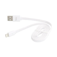Tellur Data cable, USB to Lightning, 0.95m - White цена и информация | Кабели для телефонов | 220.lv